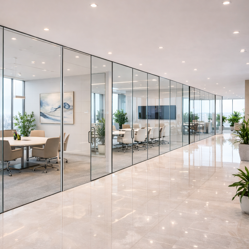 glass partitions